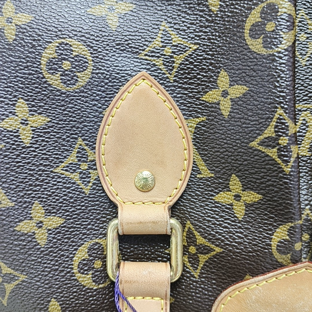 PALERMO PM Monogram Coated Canvas Brown