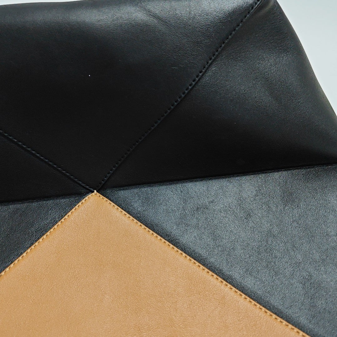 Puzzle Fold Medium Calfskin Multicolor