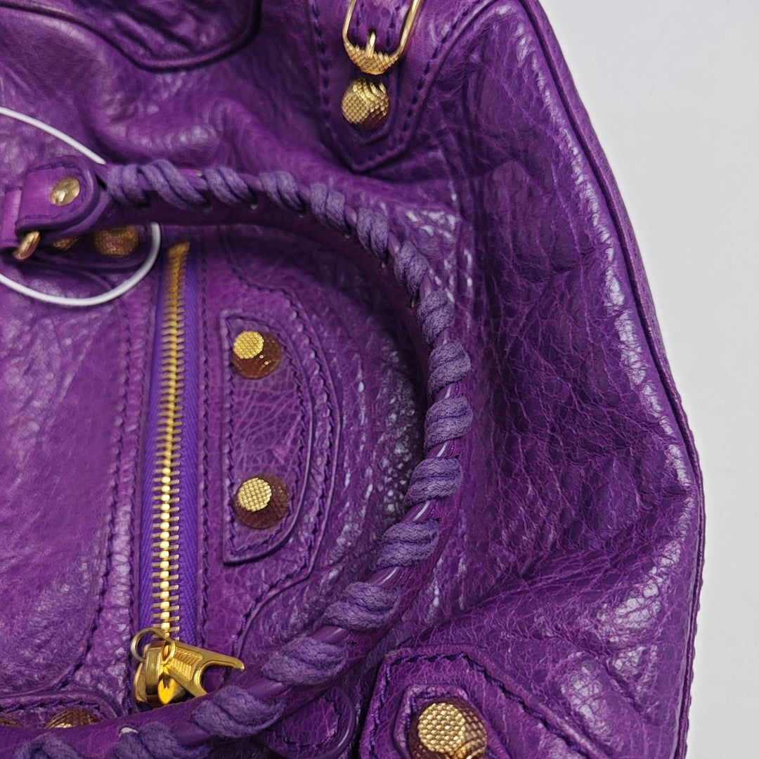 Classic City Mini Lambskin Purple