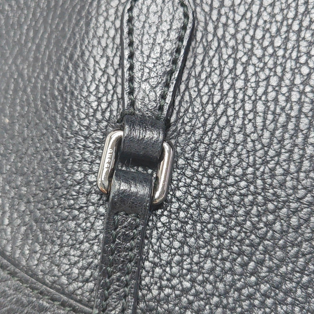 Microguccissima Calfskin Black
