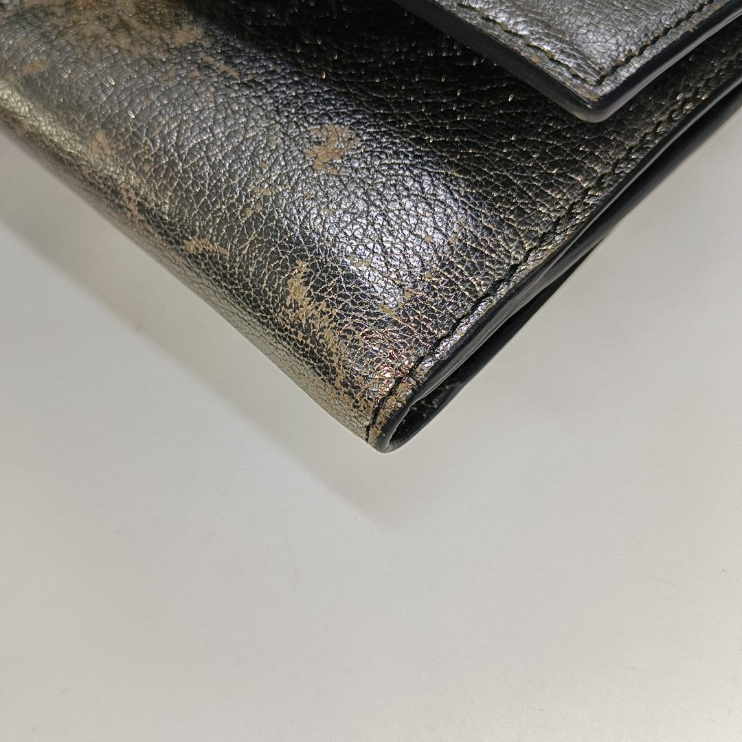 Calfskin Wallet Gray