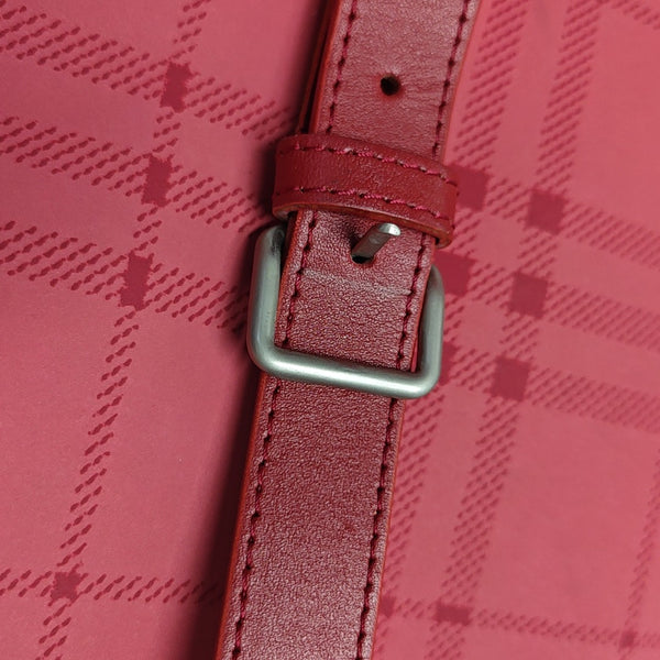 Special Material Shoulder Bag Red
