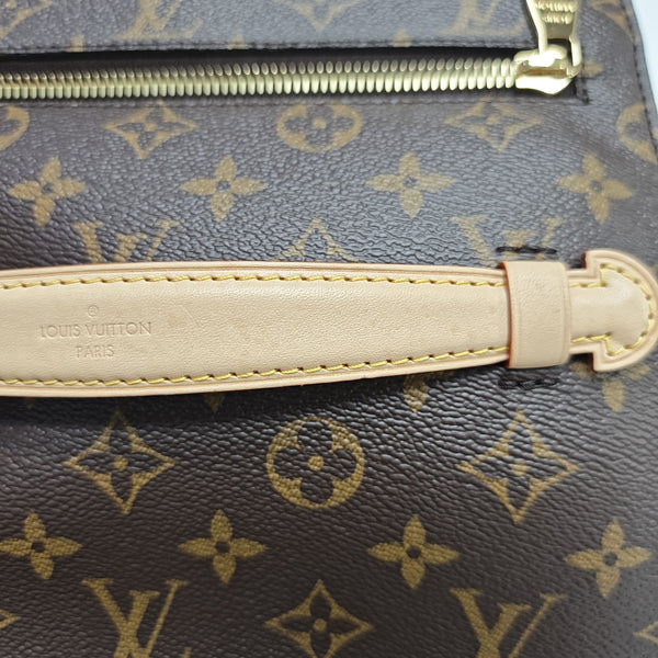 MÉTIS MM Monogram Coated Canvas Brown