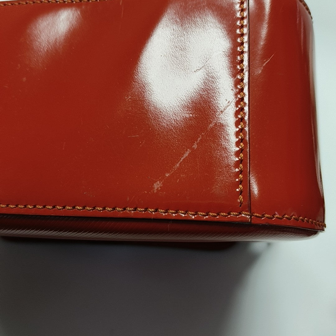 Patent Calfskin Red