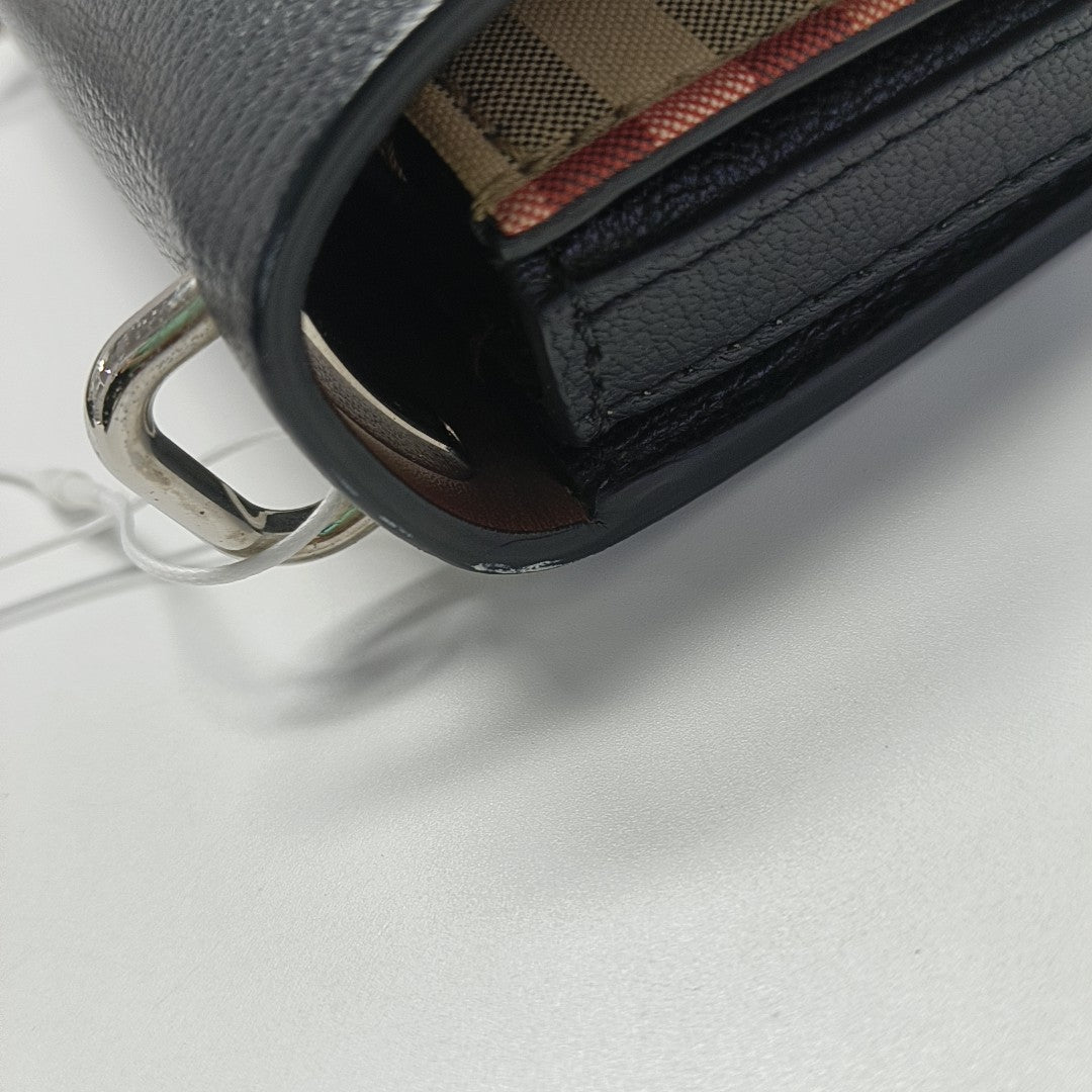 D-Ring Mini Calfskin Black