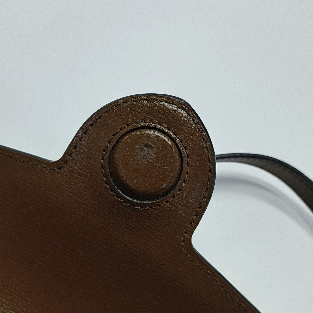 Horsebit 1955 Mini Monogram Coated Canvas Beige