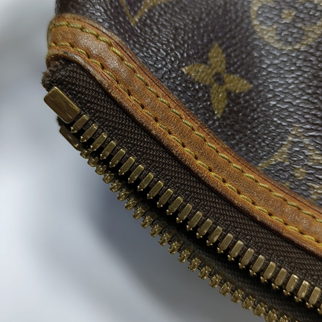 LOCKIT Monogram Coated Canvas Brown