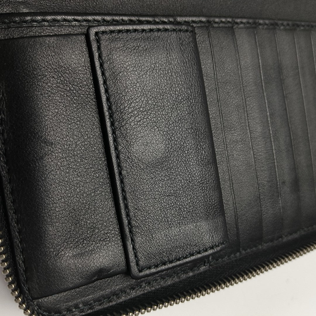 Monogram Calfskin Wallet Black