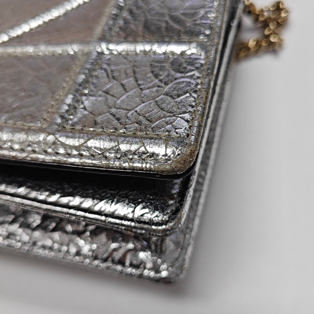 Diorama Cannage Calfskin Silver