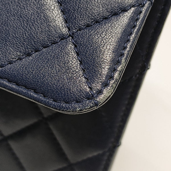 BEAUTY LOCK Quilted Lambskin Blue