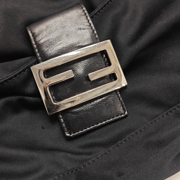 Baguette Medium Fabric Black