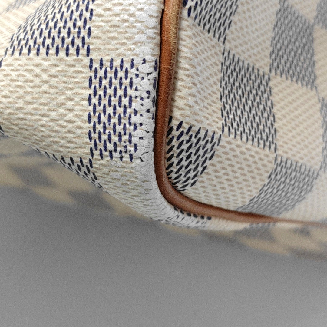 SPEEDY 30 Monogram Coated Canvas White