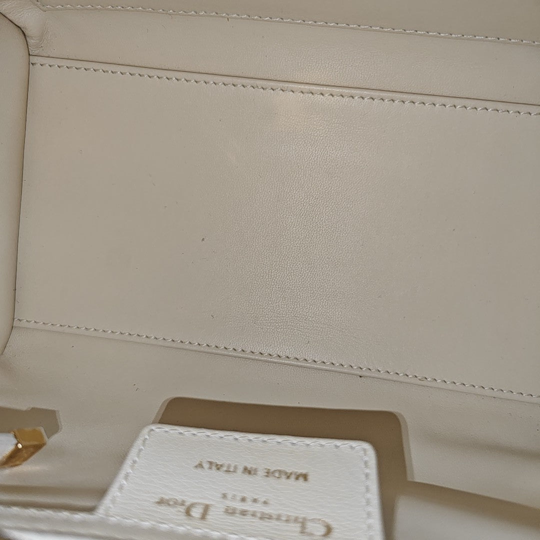 Cannage Calfskin White