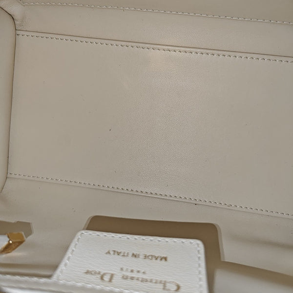 Cannage Calfskin White
