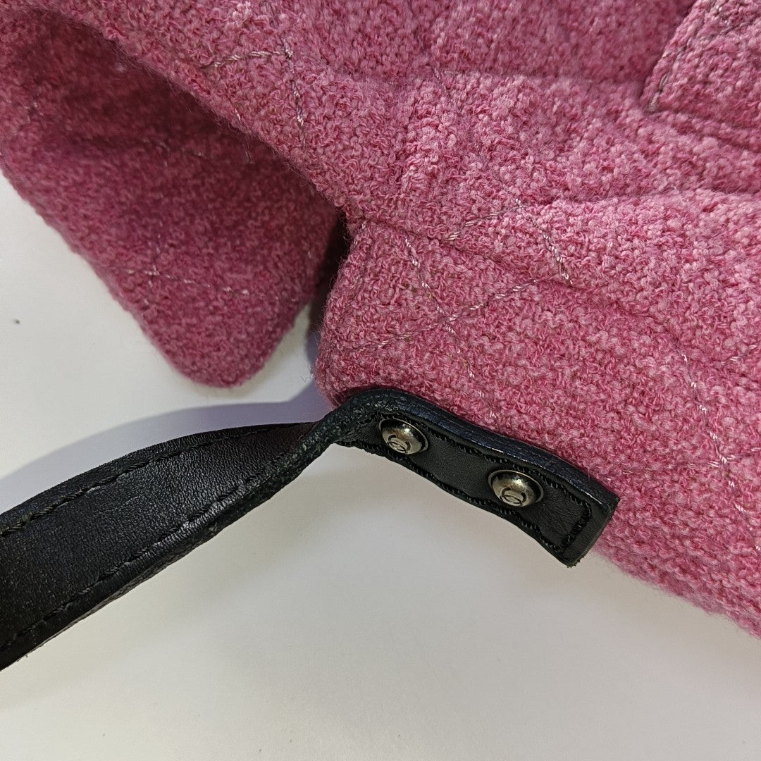 2.55 Maxi Quilted Wool Red