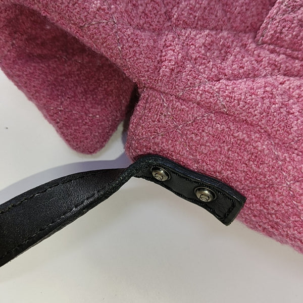 2.55 Maxi Quilted Wool Red