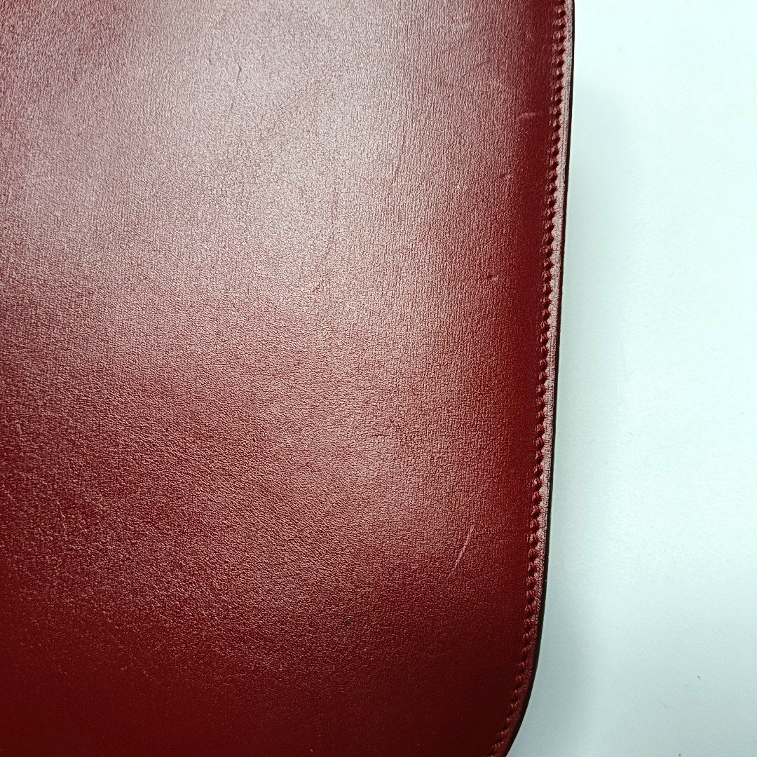 CLASSIC BOX Medium Calfskin Red