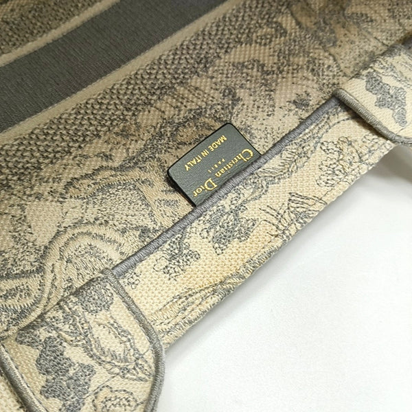 Book Tote Medium Canvas Gray