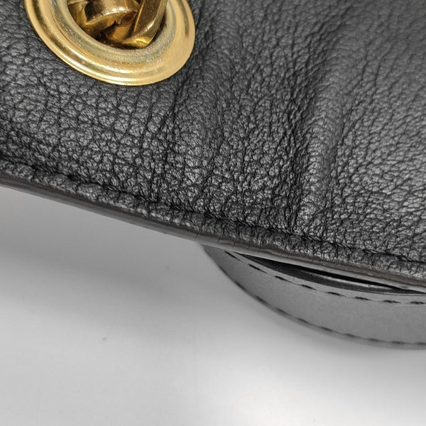 MARCEAU Monogram Coated Canvas Brown