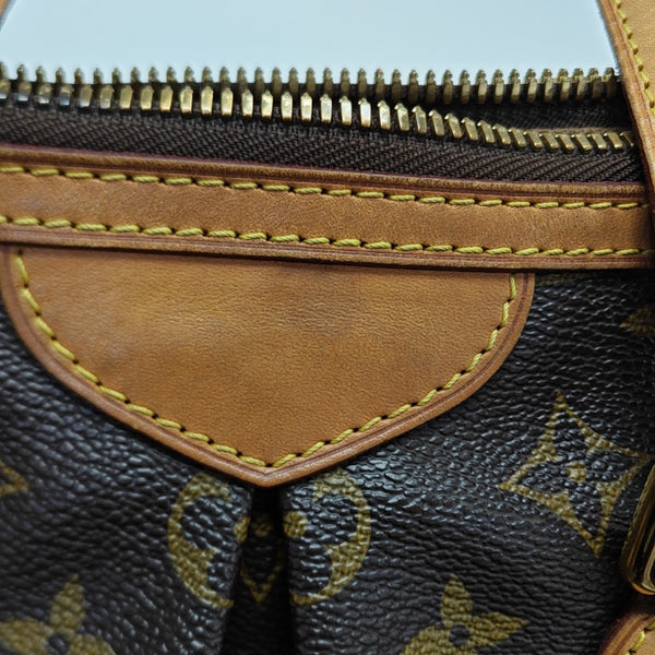 PALERMO PM Monogram Coated Canvas Brown
