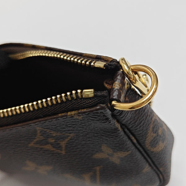 ACCESSOIRES Mini Monogram Coated Canvas Brown