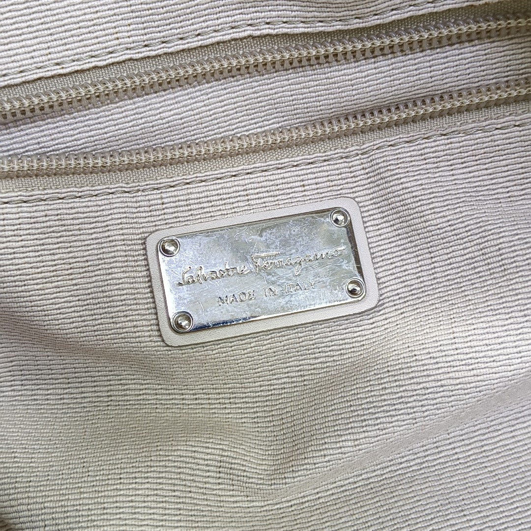 Fabric Tote Bag Beige