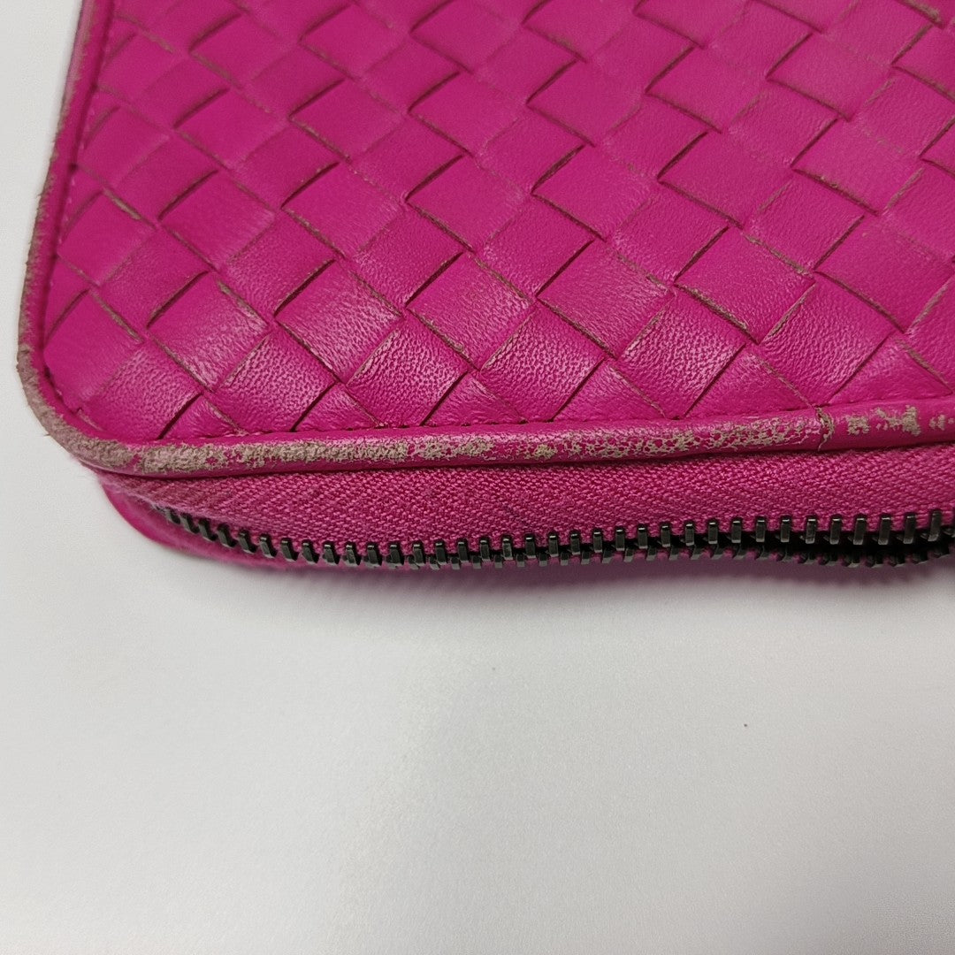 Lambskin Wallet Red