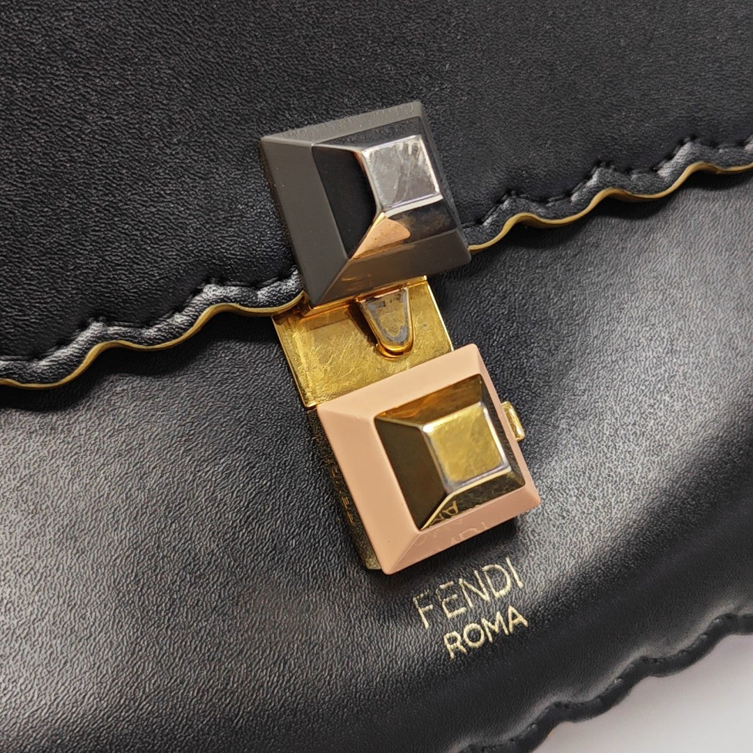 Kan I Small Calfskin Black