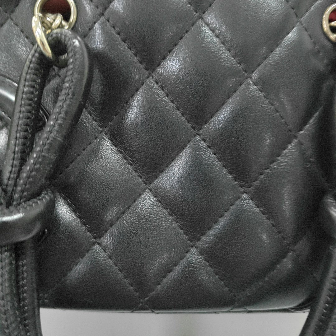 CAMBON Mini Quilted Calfskin Black