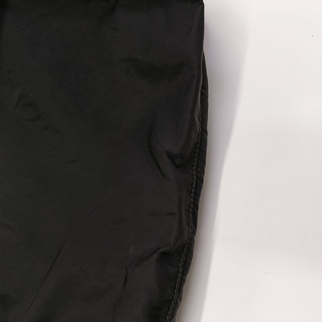 Nylon Shoulder Bag Black