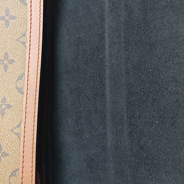 DAUPHINE MM Monogram Coated Canvas Brown
