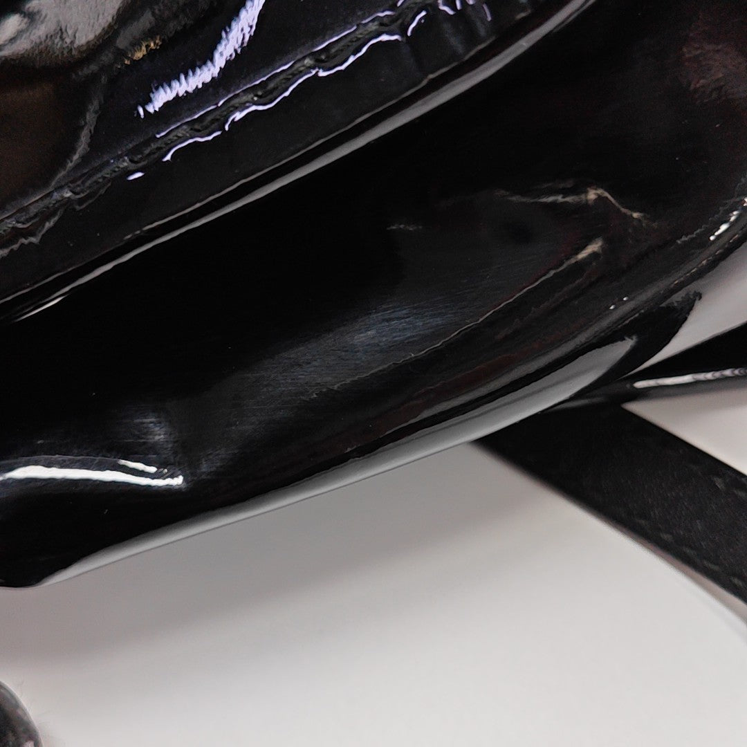 Bazar Patent Leather Black