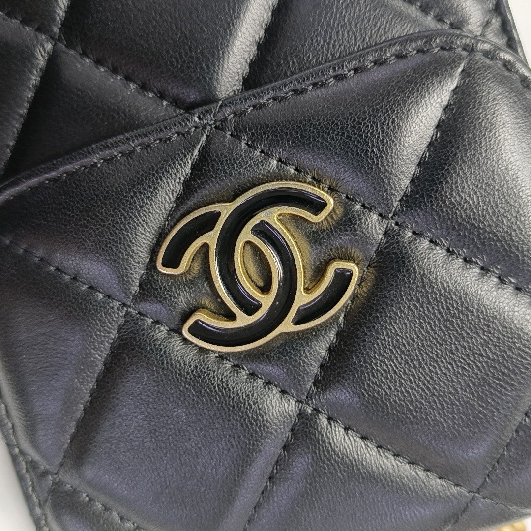 Quilted Lambskin Black