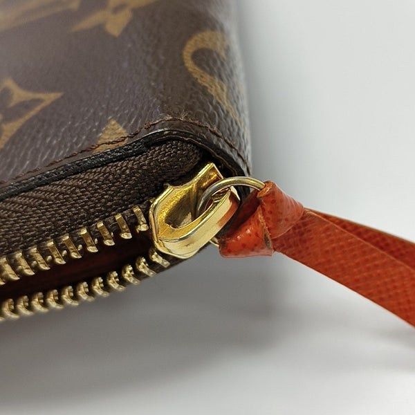 CLÉMENCE Monogram Coated Canvas Brown Wallet