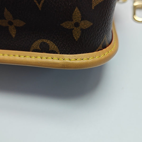 DIANE Monogram Coated Canvas Brown