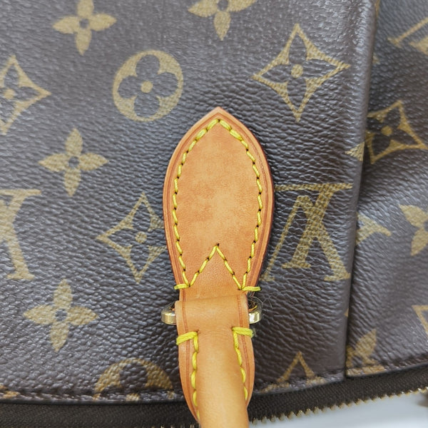 TURENNE Monogram Coated Canvas Brown