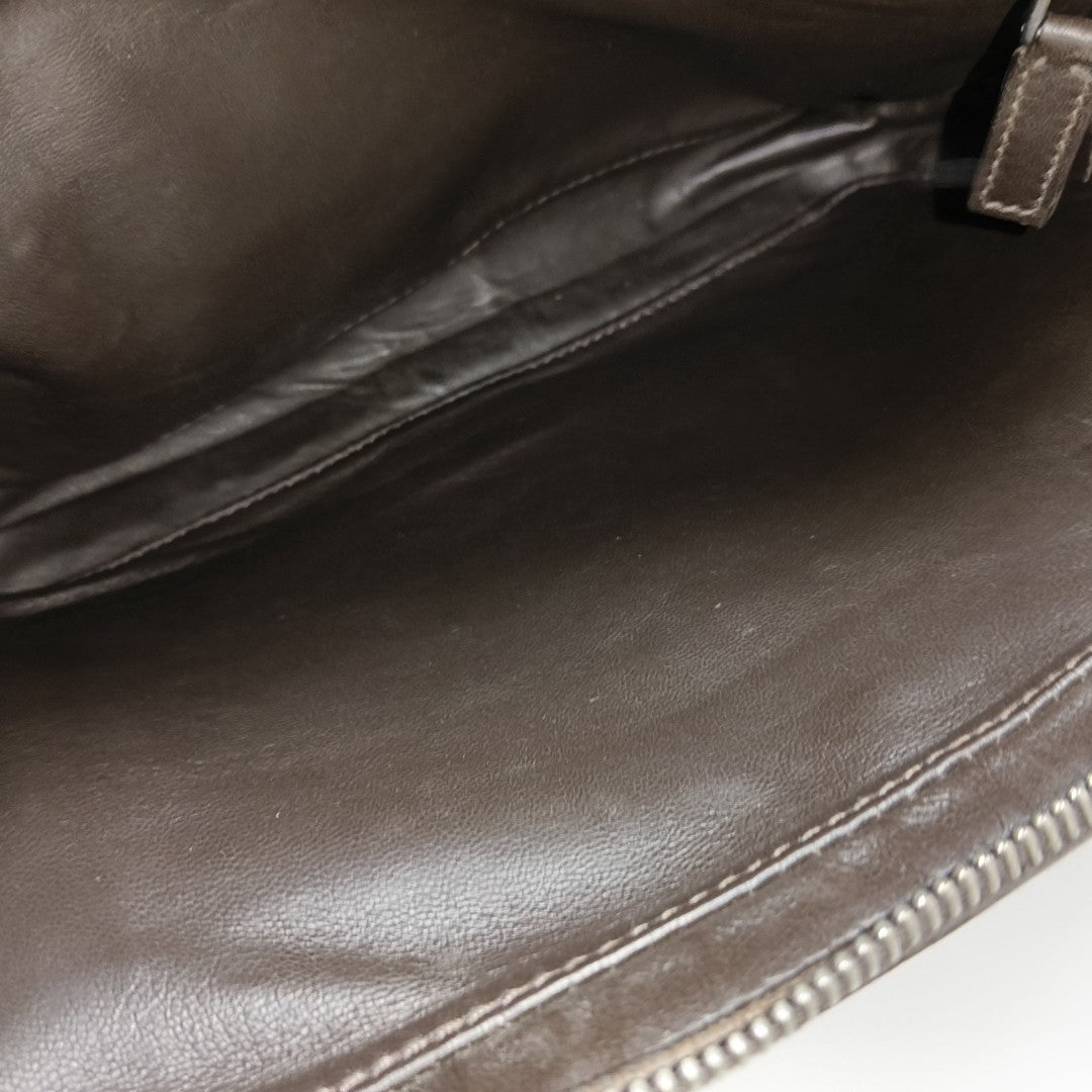 Calfskin Clutch Gray