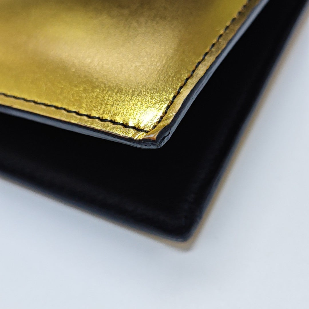 Calfskin Clutch Gold