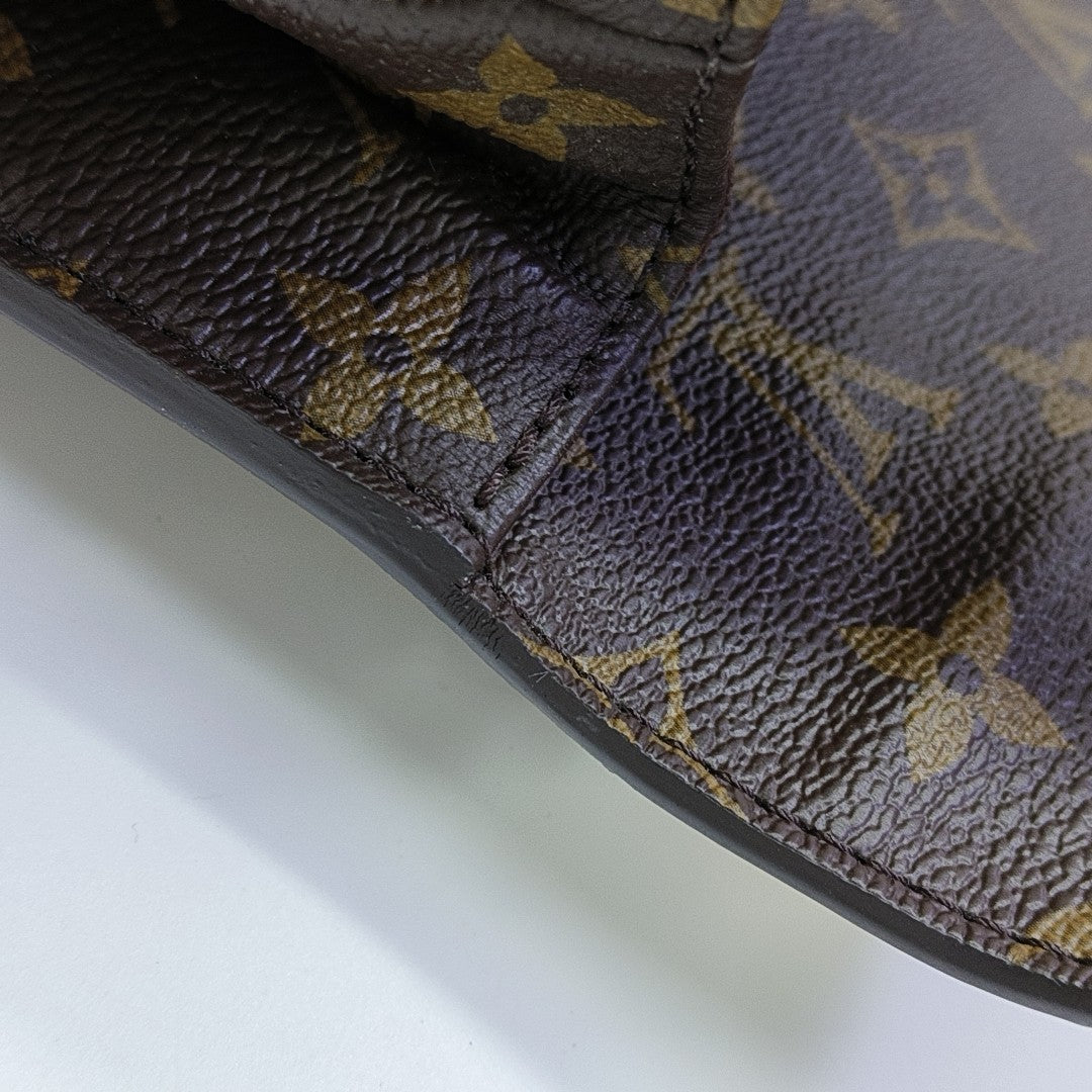 MÉTIS MM Monogram Coated Canvas Brown