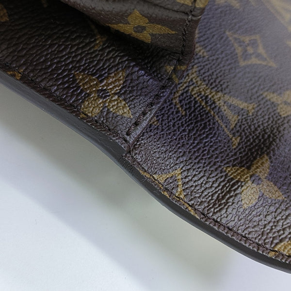 MÉTIS MM Monogram Coated Canvas Brown