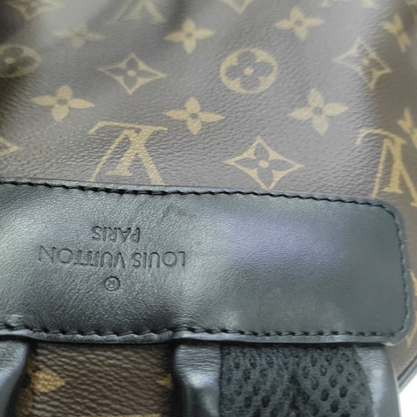 JOSH Monogram Coated Canvas Brown