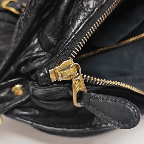 Classic City Small Lambskin Black