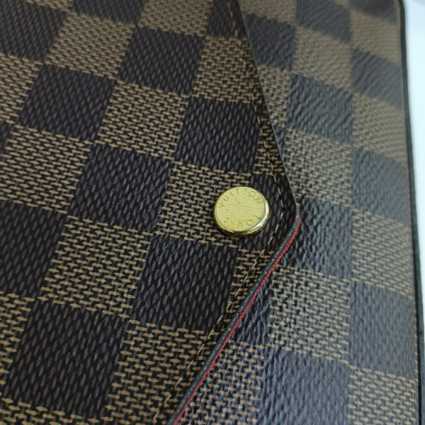 FÉLICIE Damier Ebene Coated Canvas Brown