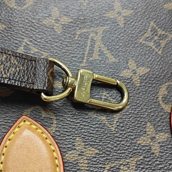 SAC PLAT BB Monogram Coated Canvas Brown