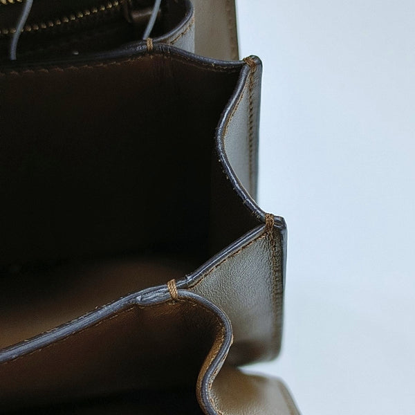 CLASSIC BOX Mini Calfskin Brown