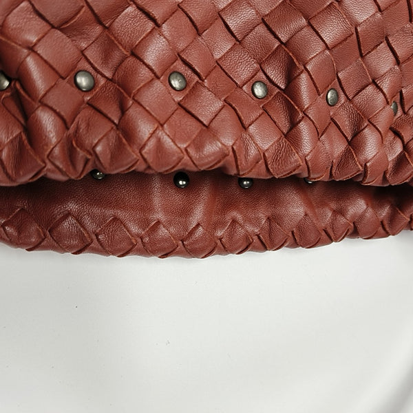 Lambskin Bucket Bag Red