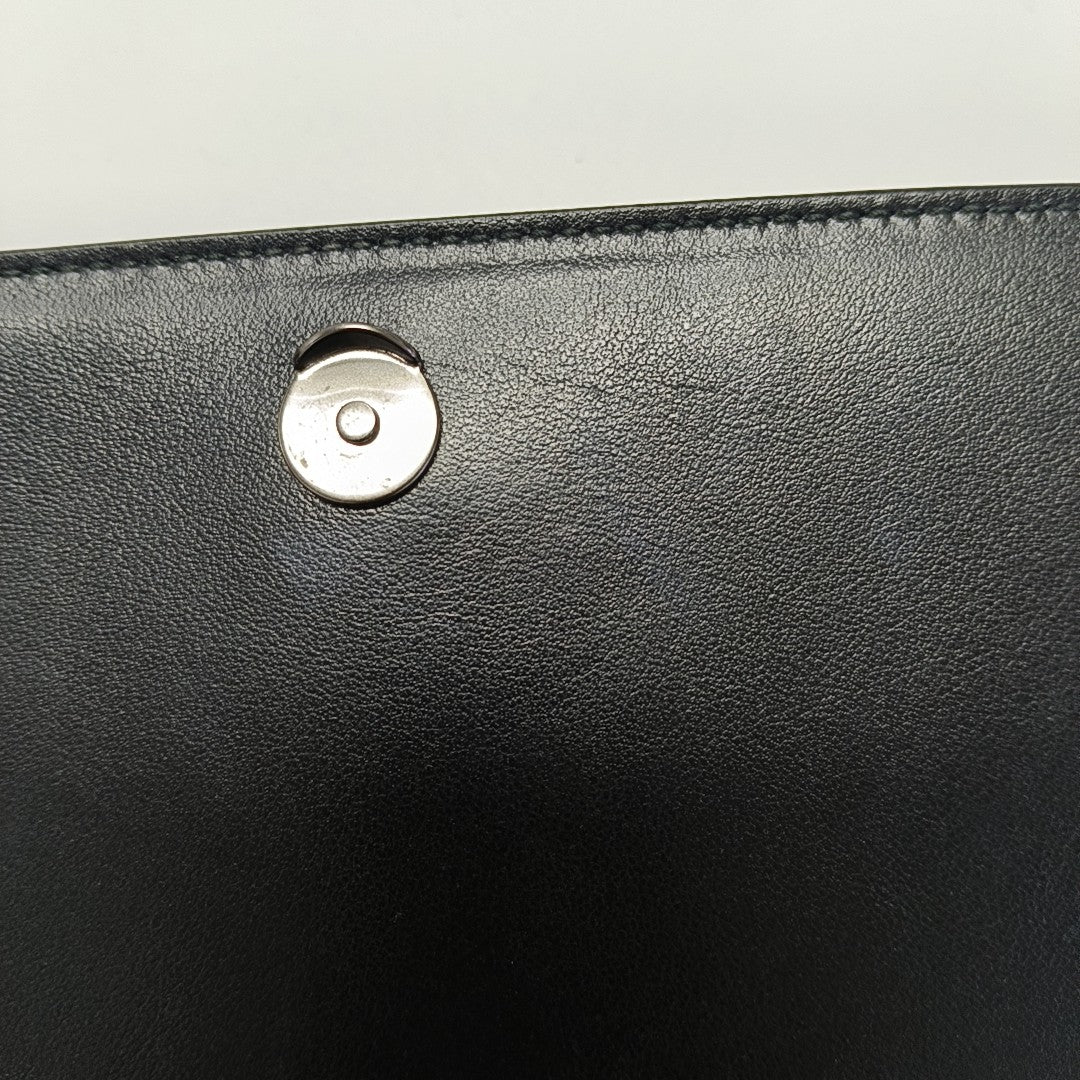 Calfskin Crossbody Bag Black