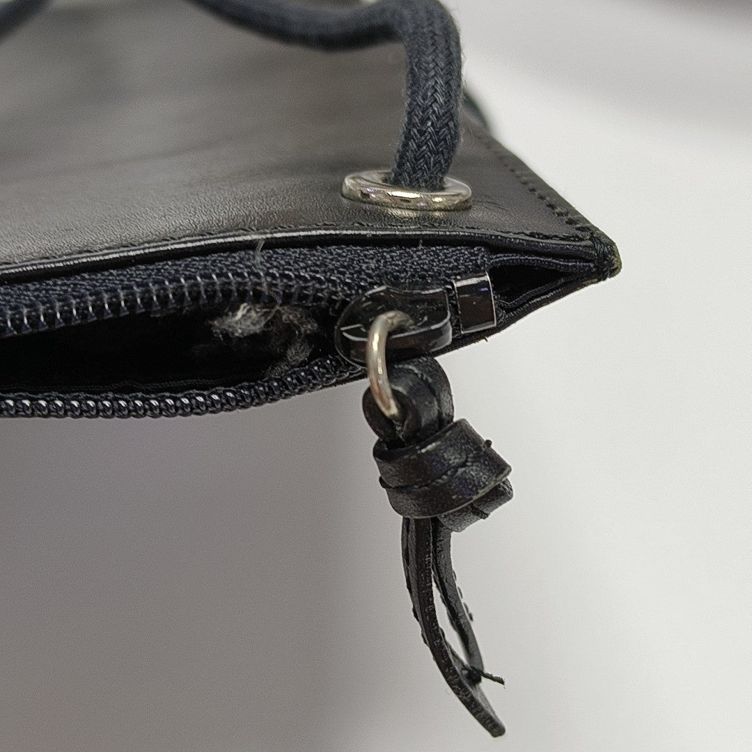 Calfskin Crossbody Bag Black