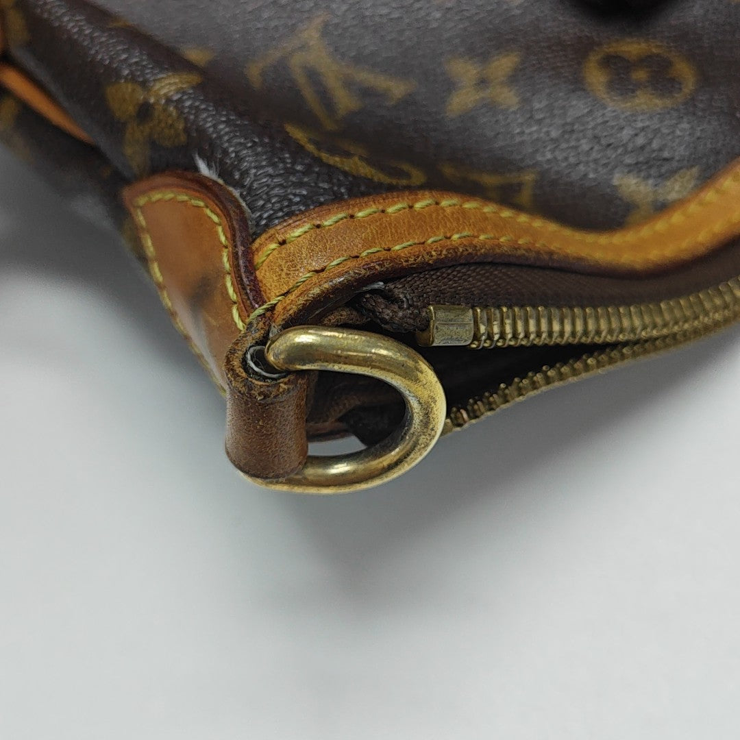 PALERMO PM Monogram Coated Canvas Brown