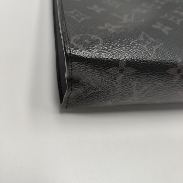 Pochette Voyag MM Monogram Coated Canvas Black